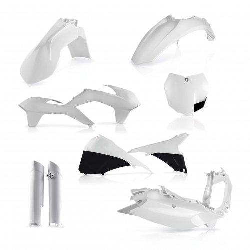 KIT PLÁSTICOS COMPLETO ACERBIS KTM SX / SX-F 2013 - 2014 BRANCO